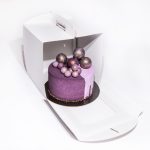 Caixa para Bolo Branca sem janela