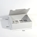 Caixa para 12 Cupcakes 33x26x11cm Branca