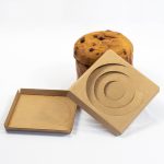 Caixa "Panettone" com divisória 18x18x18 Kraft - Image 4