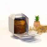 Caixa "Panettone" com Janela e divisória 18x18x18 Branco - Image 3