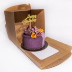 Caixa para Bolo Kraft com janela